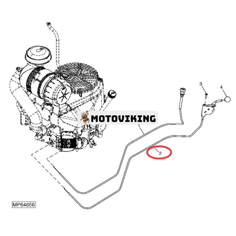 Gasvajer TCA22049 för John Deere traktor Z830A Z840A Z850A Z910A Z920R Z925A Z925M Z930A