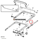 Kabel GX21548 för John Deere Walk Behind Mower JX75