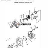 För Komatsu hjullastare WA350-1 WA400-1 WA380-1 WA420-1 nödstyrningspump 704-30-32110