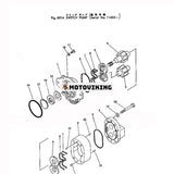 Switch Pump 705-11-36100 för Komatsu hjullastare 530B-1 530-1