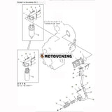 För Komatsu hjullastare WA320-3 WA300-3A WA320-3MC Hydraulpump 705-51-20480