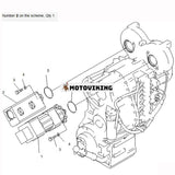 För Komatsu hjullastare WA470-5 WA450-5L Hydraulpump 705-51-30580