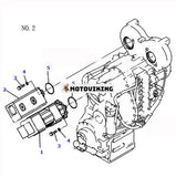 För Komatsu hjullastare WA470-5 Hydraulpump 705-51-31140