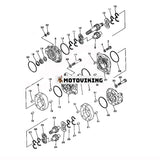 För Komatsu hjullastare 540B-1 540-1 Switch Pump 705-51-32000