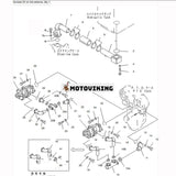 För Komatsu Bulldozer D575A-2 Hydraulpump 705-51-42070