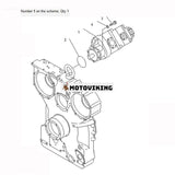 För Komatsu Bulldozer D375A-3D D375A-3 D375A-5D D375A-5 Hydraulpump 705-58-44050