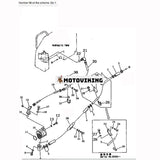 För Komatsu Bulldozer D20A-6 D20P-6 D20P-6A D20P-7A Arbetsutrustningspump 705-61-28010