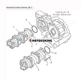 För Komatsu Crane LW100-1X LW100-1H Hydraulpump 705-55-24110