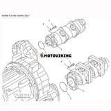 För Komatsu Crane LW250-5X LW250-5H Hydraulpump 705-56-26030