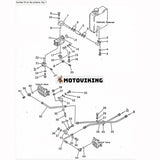 För Komatsu Grader GD605A-3 hydraulisk tandempump 705-52-10001