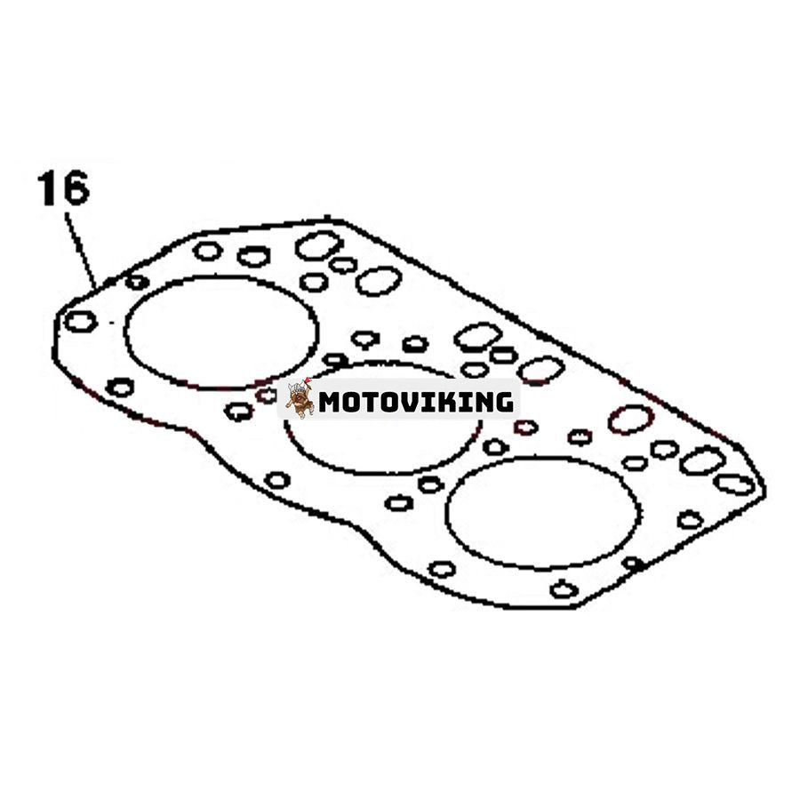 Topplockspackning M806811 för John Deere 27D 35D 35G 4475 4410 3320 2720