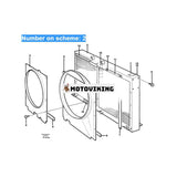 Hydraulisk oljekylare Assy VOE11704678 för Volvo Grävmaskin EC340 EC390