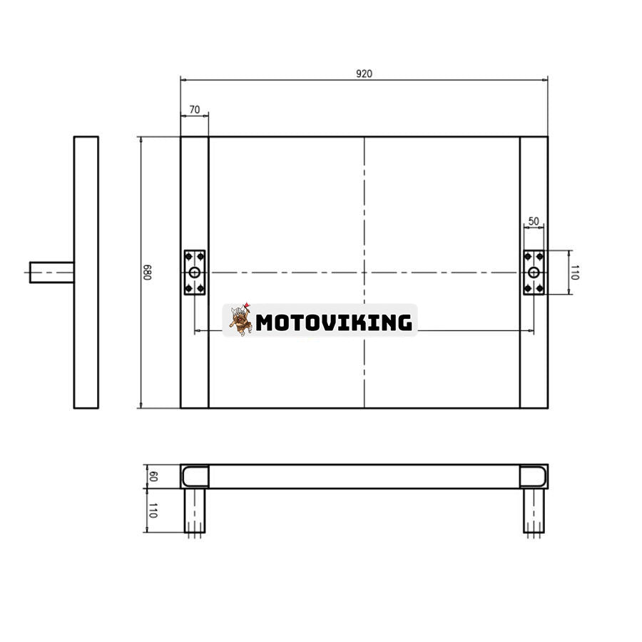 Hydraulisk oljekylare Assy VOE11704678 för Volvo Grävmaskin EC340 EC390