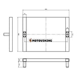 Hydraulisk oljekylare Assy VOE11704678 för Volvo Grävmaskin EC340 EC390