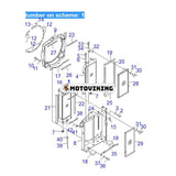 För Komatsu grävmaskin PC78US-6 Vattentank Kylare ASS'Y 21W-03-42110