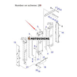 För Komatsu grävmaskin PC130-8 Vattentank Kylare ASS'Y 203-03-12221