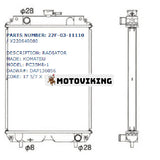 För Komatsu grävmaskin PC35MR-1 PC35MRX-1A PC38UU-3 Vattentankkylare ASS'Y 22F-03-11110