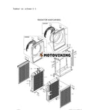 För Hyundai grävmaskin R200W-7 R210NLC-7 R215LC-7 R210LC-7 R220LC-7 Vattentank Kylarkärna ASS'Y 11N6-43190