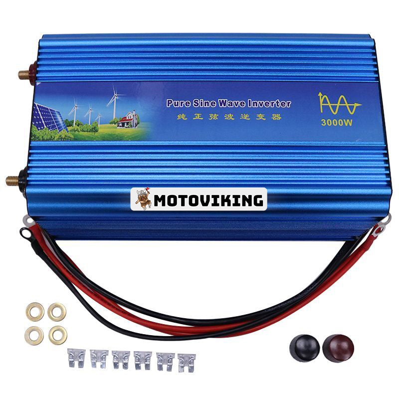 Ny DC24V till AC200-240V Power Pure Sine Wave Inverter 3000W