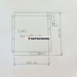 Hydraulisk oljekylare ME078718 för Kato grävmaskin HD1023 HD1023R